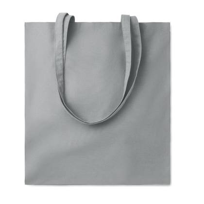 ПАМУЧНА ЧАНТА С ДЪЛГИ ДРЪЖКИ COTTONEL+,  СИВА