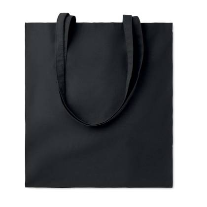 ПАМУЧНА ЧАНТА С ДЪЛГИ ДРЪЖКИ COTTONEL, ЧЕРНА