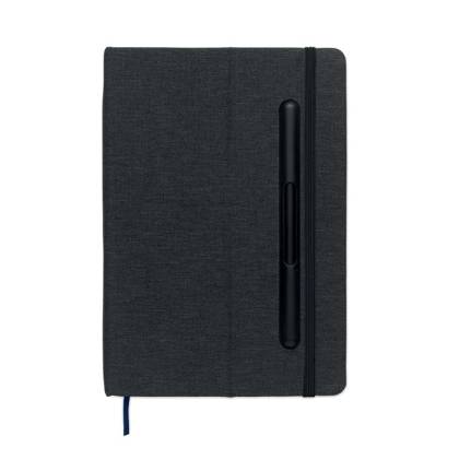 ТЕФТЕР А5 С ЛАСТИК RINBOOK, ЧЕРЕН