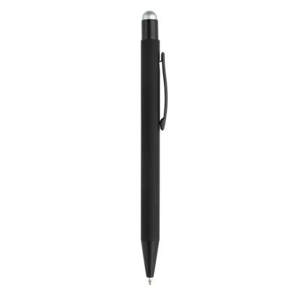 МЕТАЛНА ХИМИКАЛКА STYLUS METAL, ЧЕРНА+СИВО