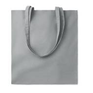 ПАМУЧНА ЧАНТА С ДЪЛГИ ДРЪЖКИ COTTONEL+,  СИВА