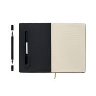ТЕФТЕР А5 С ЛАСТИК RINBOOK, ТЪМНО ЗЕЛЕН